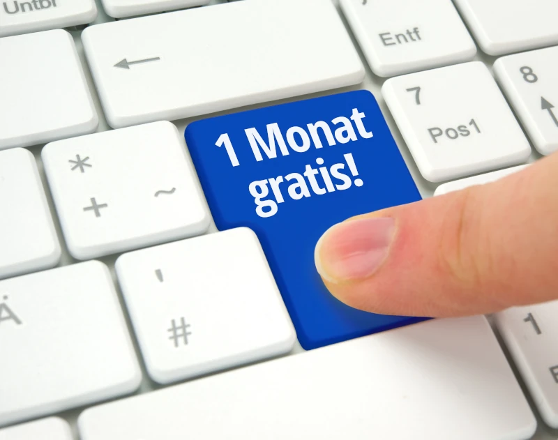 1 Monat gratis!