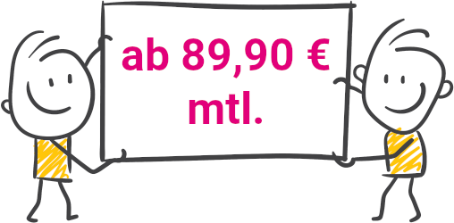 ab 89,90 € mtl.